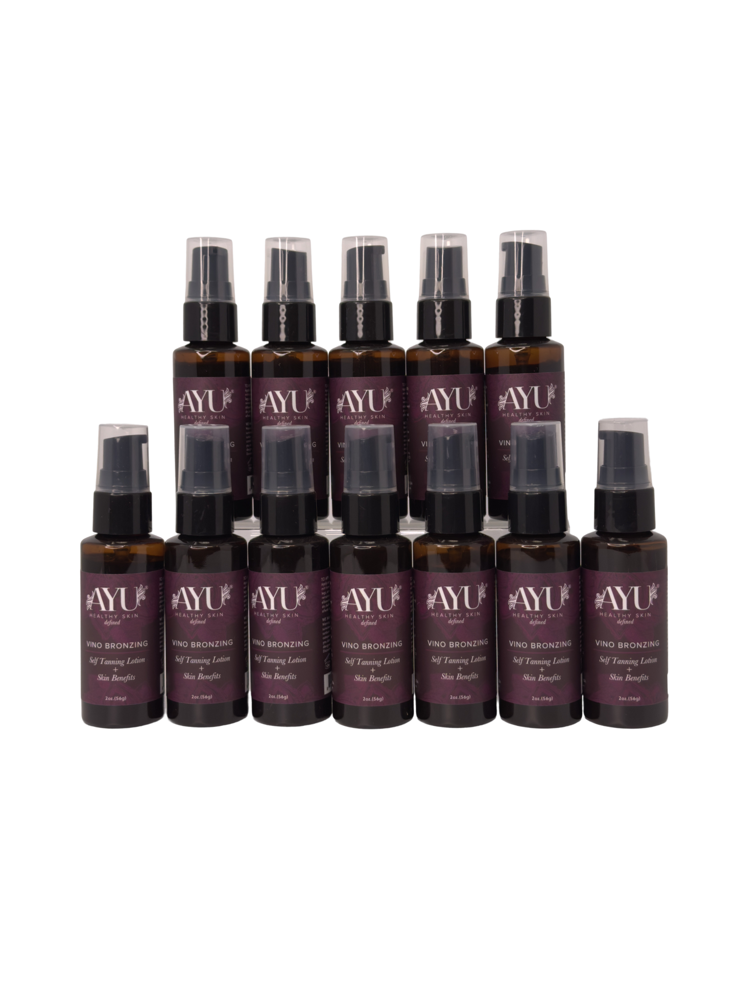 AYU Sunless Vino Bronzing Self Tanning Lotion Pack 2oz