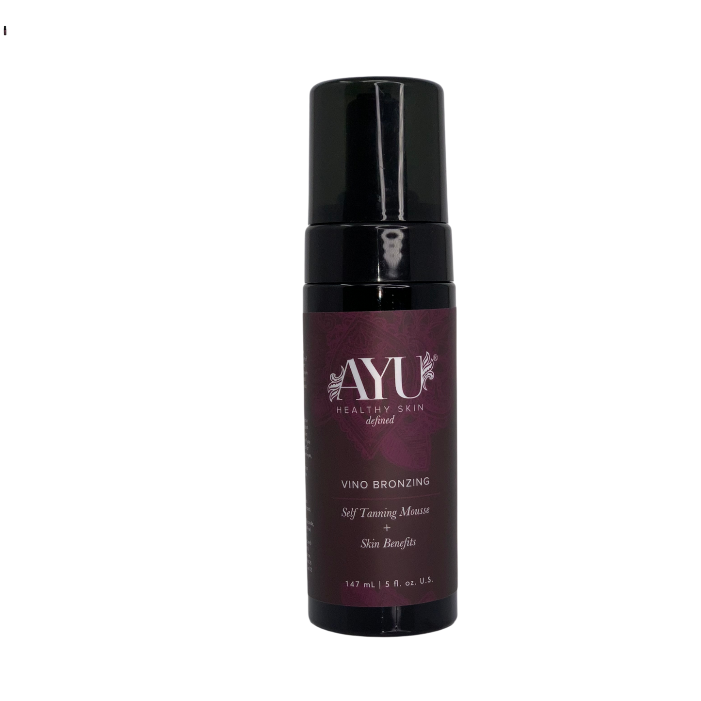 AYU Sunless Vino Bronzing Self Tanning Mousse 5 oz bottle
