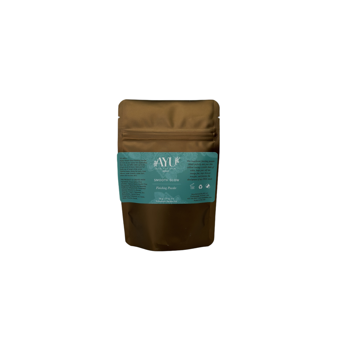 AYU Sunless Smooth Glow Finishing Powder 1 oz pouch