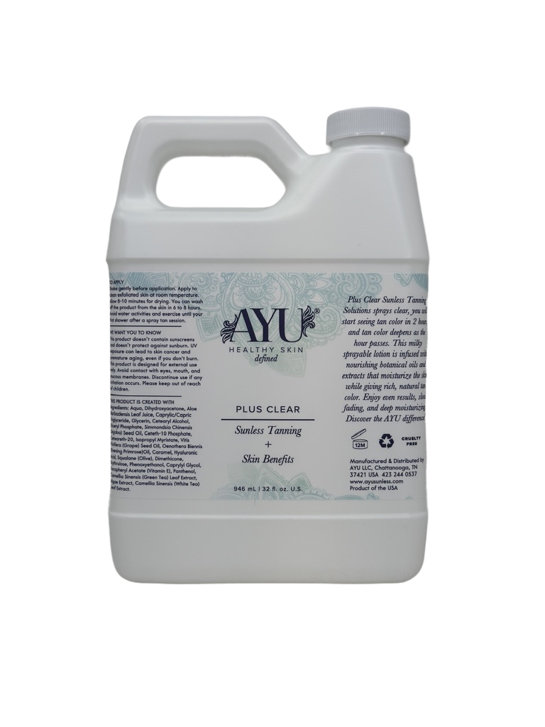 AYU Plus Clear (32oz) – AYU Sunless