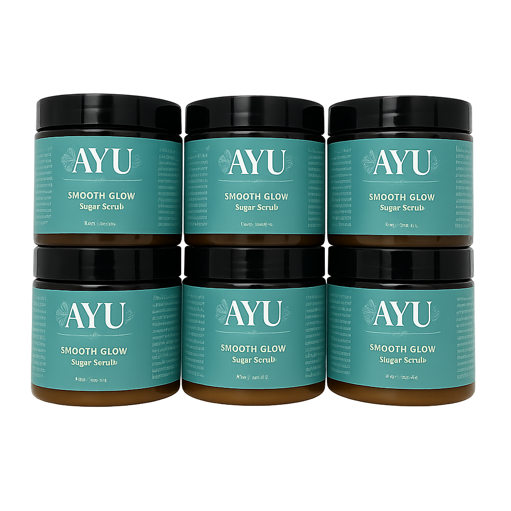 Smooth Glow Emulsified Sugar Scrub (8.5oz) Pack of 6 – AYU Sunless