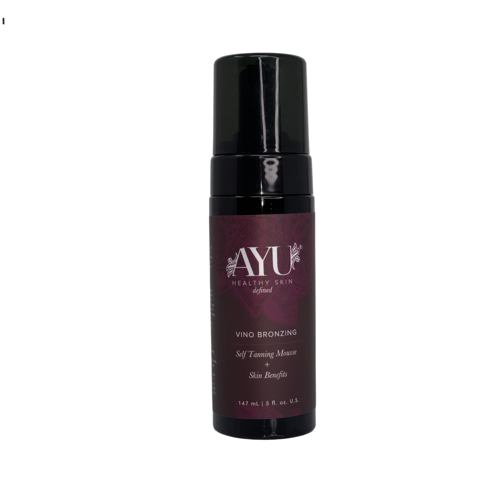 AYU Sunless Vino Bronzing Self Tanning Mousse 5 oz bottle