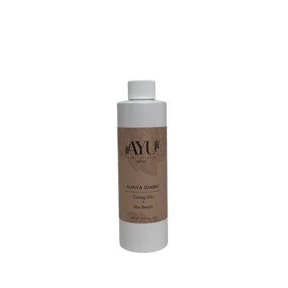 Sunya Dark Tanning Mist by AYU Sunless, 8 oz professional self tanning mist