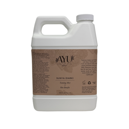 AYU Sunless Sunya Tanning Mist Dark 32 oz bottle